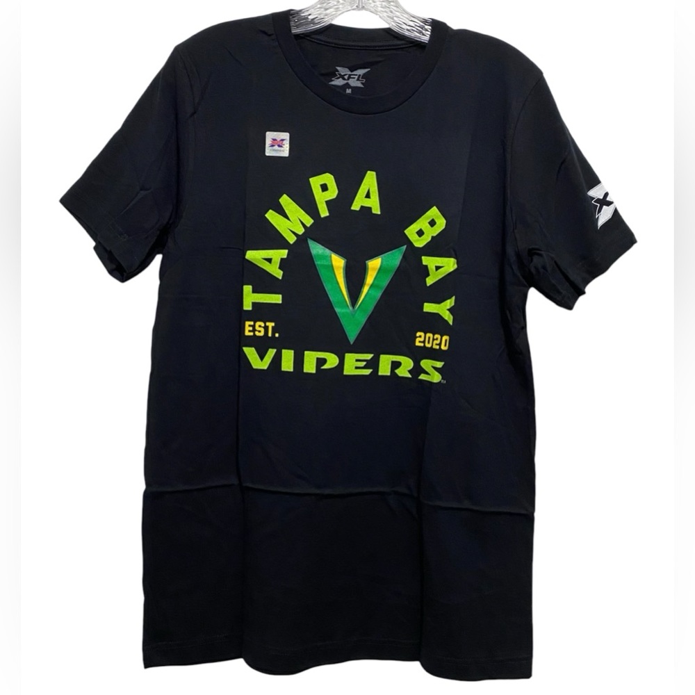 Tampa Bay Vipers Football XFL T-Shirt Size Medium